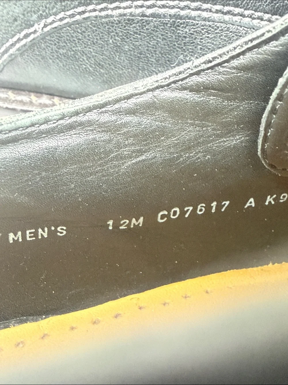Cole Haan Black Leather Derby Dress Shoes Size 12 office business casual preppy